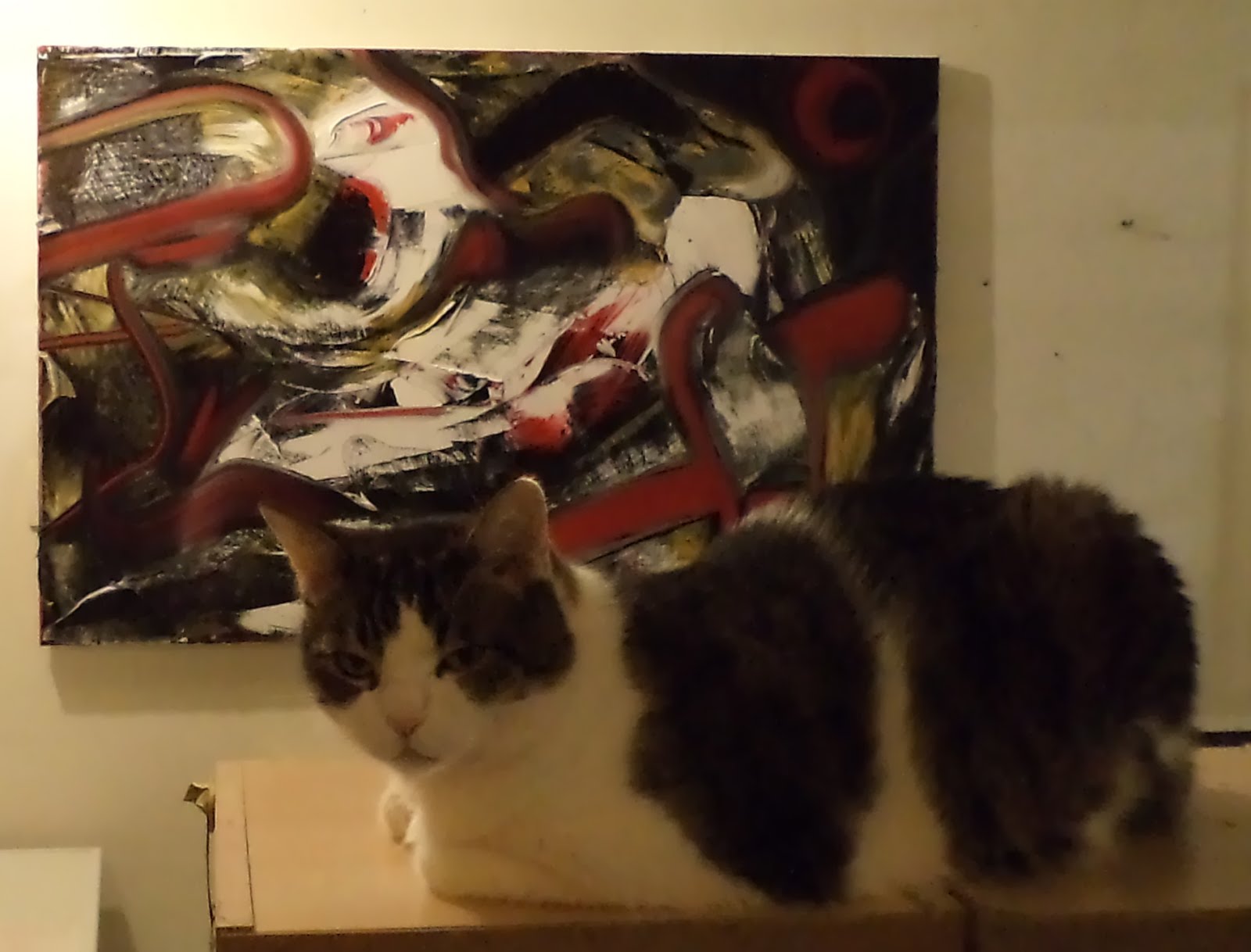 painting with cat :)