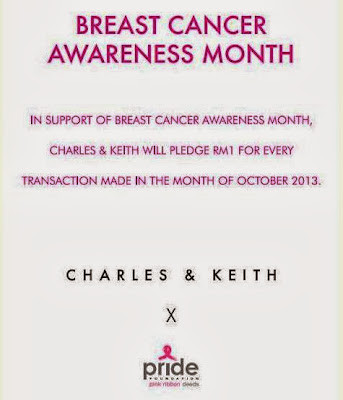 Pink October, Charles & Keith, Breast Cancer Awareness, PRIDE