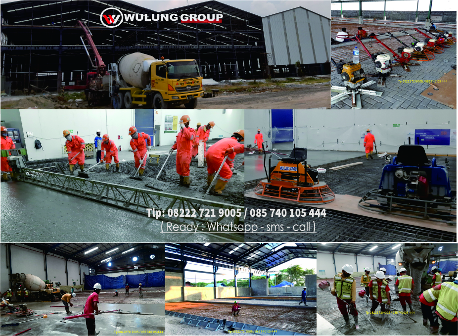 Jasa Trowel Lantai cor beton Floor Hardener Epoxy Trowel ride On spesialis finishing flooring