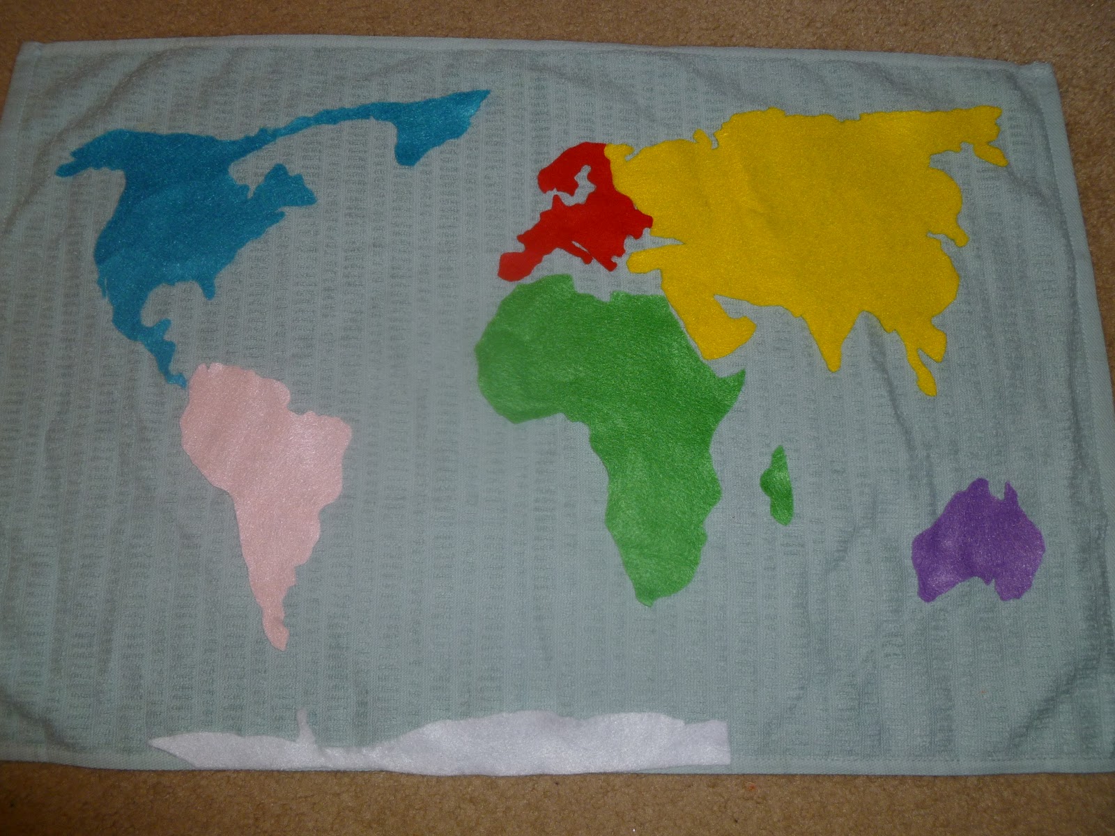 Noor Janan Homeschool: Continents & Oceans of the World