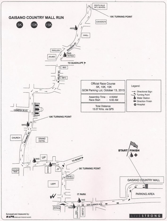 Gaisano-Country-Mall-20th-Anniversary-Run-Route-Map