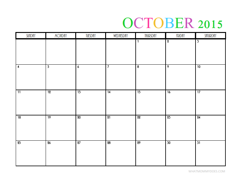 free printable calendar 2019 free printable calendar october calendar template 2015 october