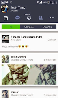 BBM Mod Tema Line Apk 2.8.0.21 Android