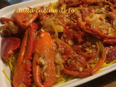 tagliolini con l'astice