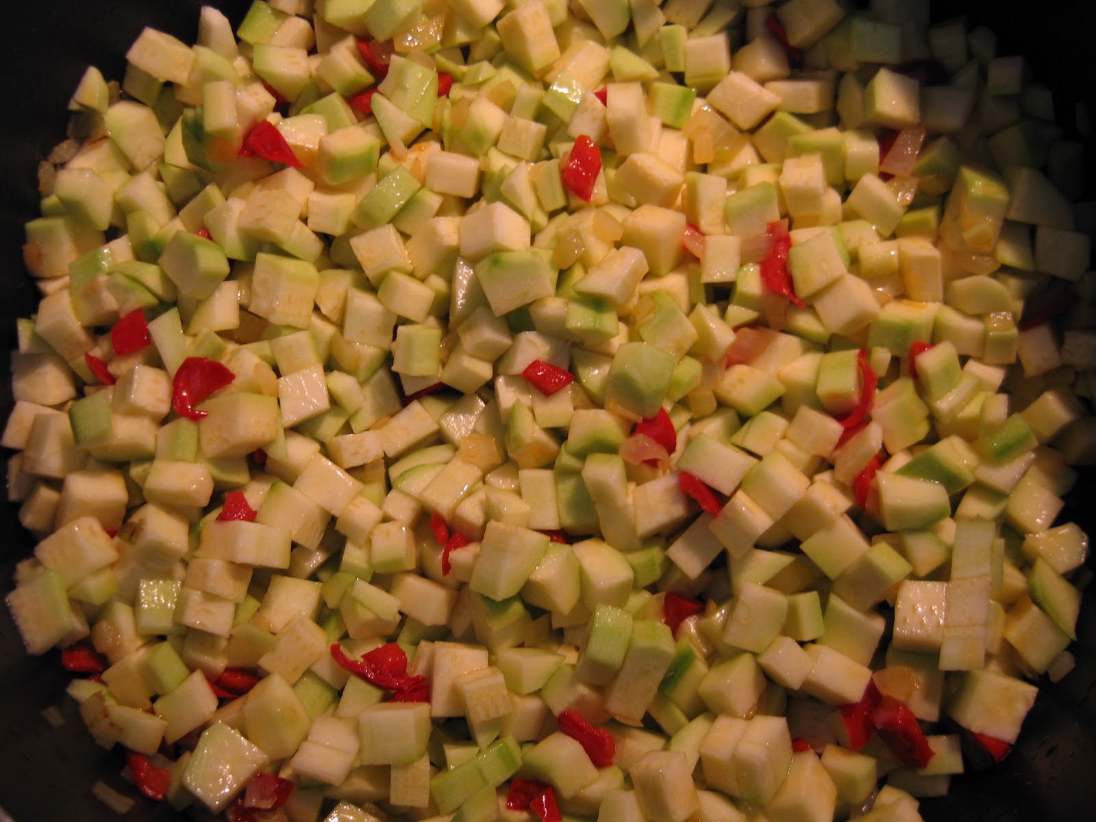 Yasemin's Kitchen Diced Zucchini with Scrambled Eggs