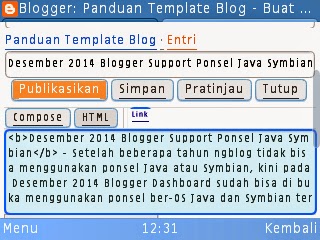 Desember 2016 Blogger Support Ponsel Java Symbian