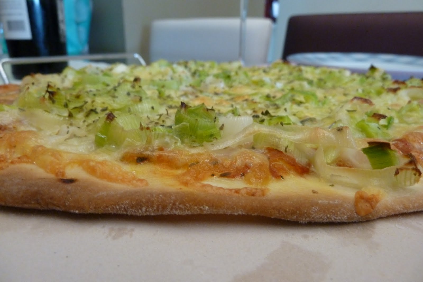 A Cozinha de HG Pizza de alho poró