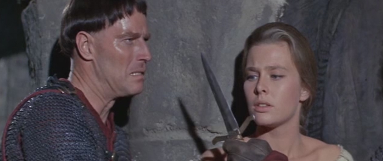 Zebradelic Rosemary Forsyth in The War Lord