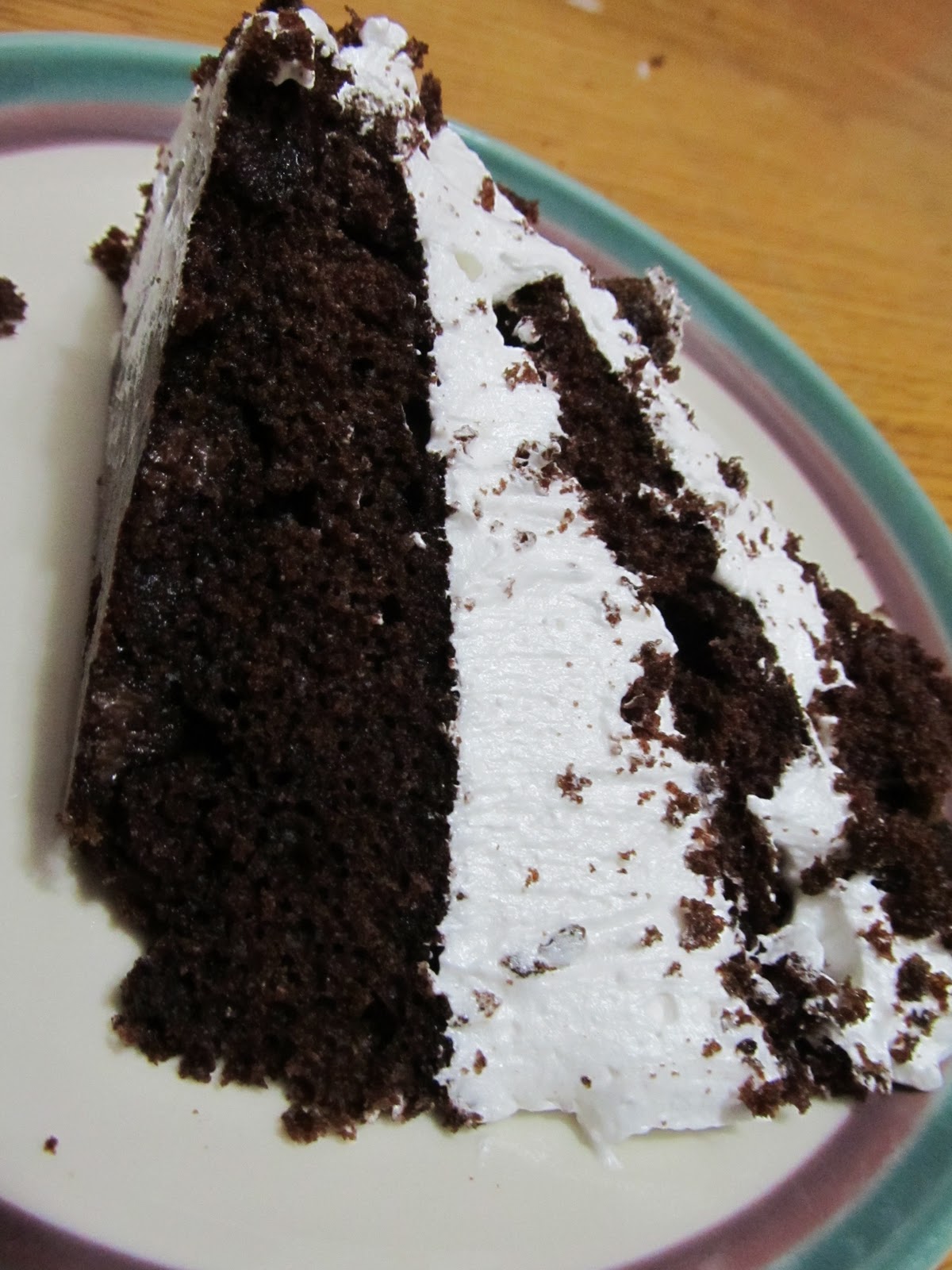 Devil's Food Cake With Marshmallow Frosting Recipe — Dishmaps