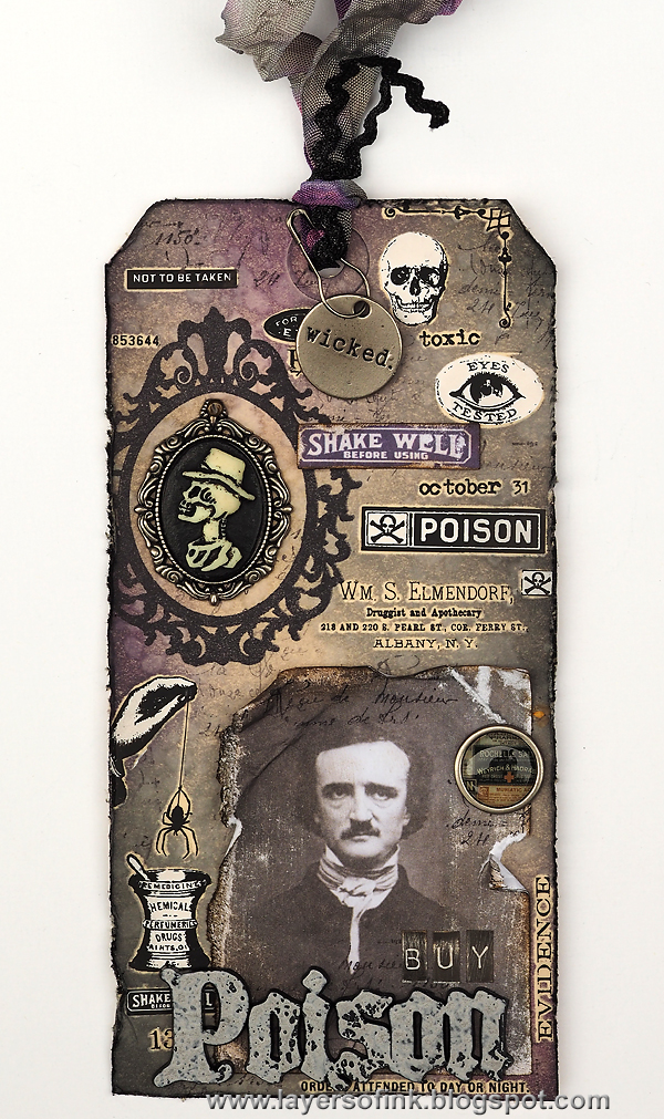 Layers of ink - Halloween Apothecary Tag Tutorial by Anna-Karin