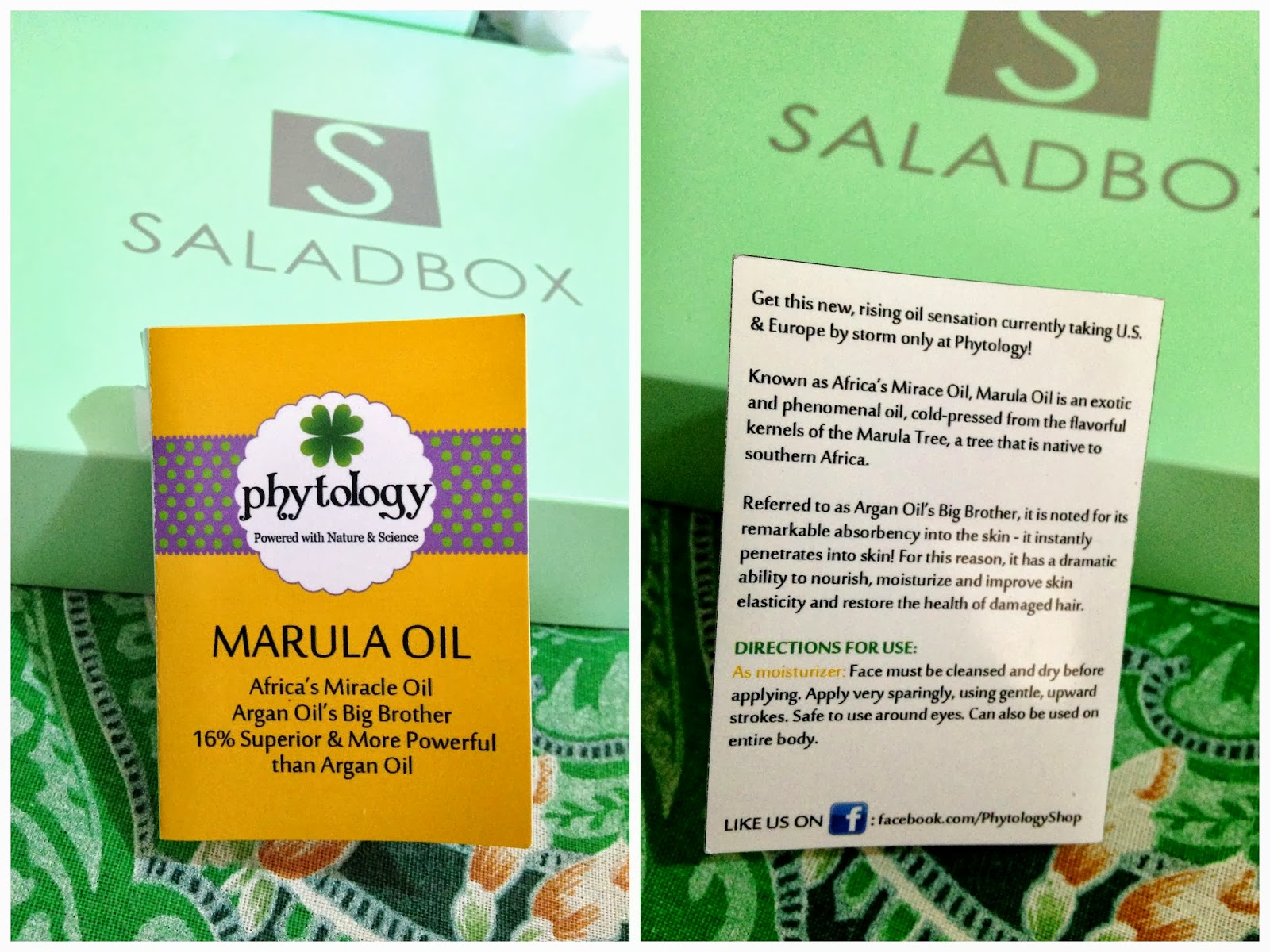 AFTER ARGAN OIL, LET'S MEET MARULA OIL (FACIAL MOISTURIZER