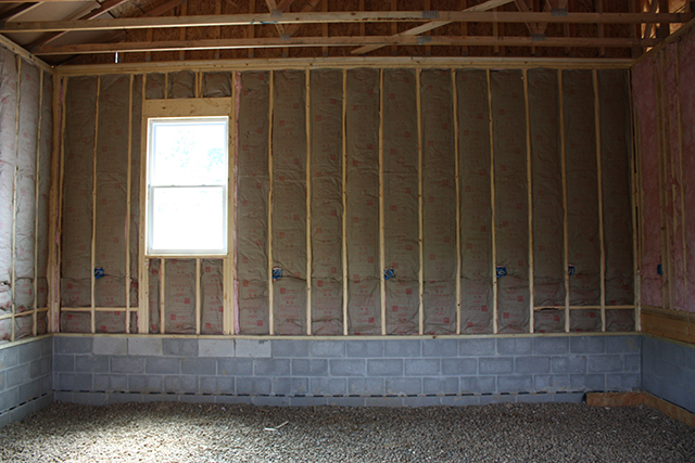 Building A Montgomery With Wayne Homes Day 24 Garage Walls