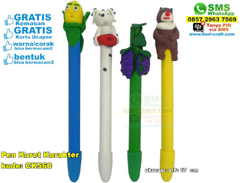 Pen Karet Karakter