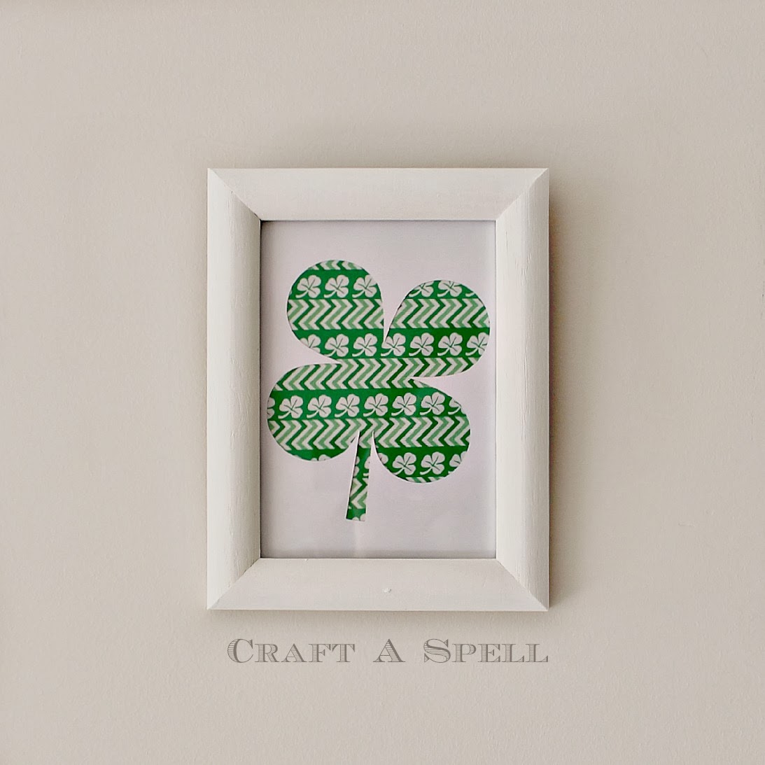 Craft A Spell St Patrick s Day Washi Tape Wall Decor