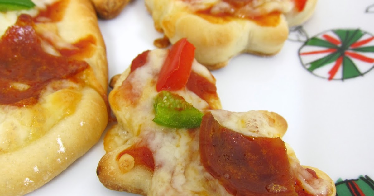Christmas Pizza Minis Rhodes Bread Guest Post Plain Chicken