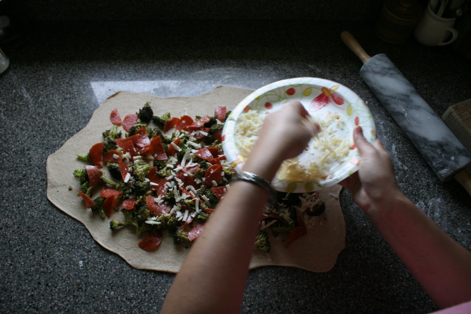 Broccoli Roll...and the most amazing smell!