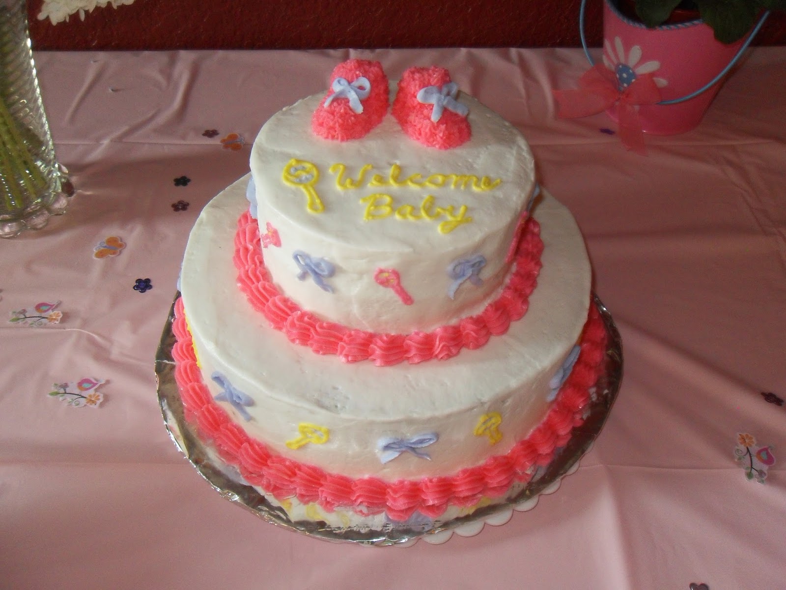 Simple Joy Crafting Baby Shower Cake (Girl)