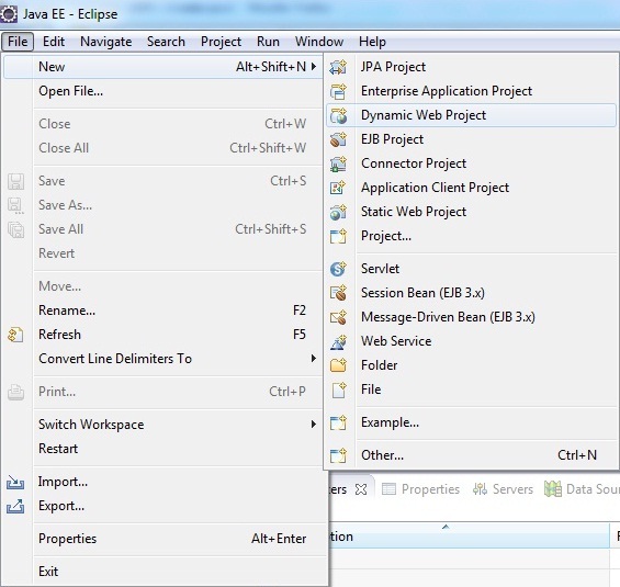 eclipse how to install dynamic web project plugin