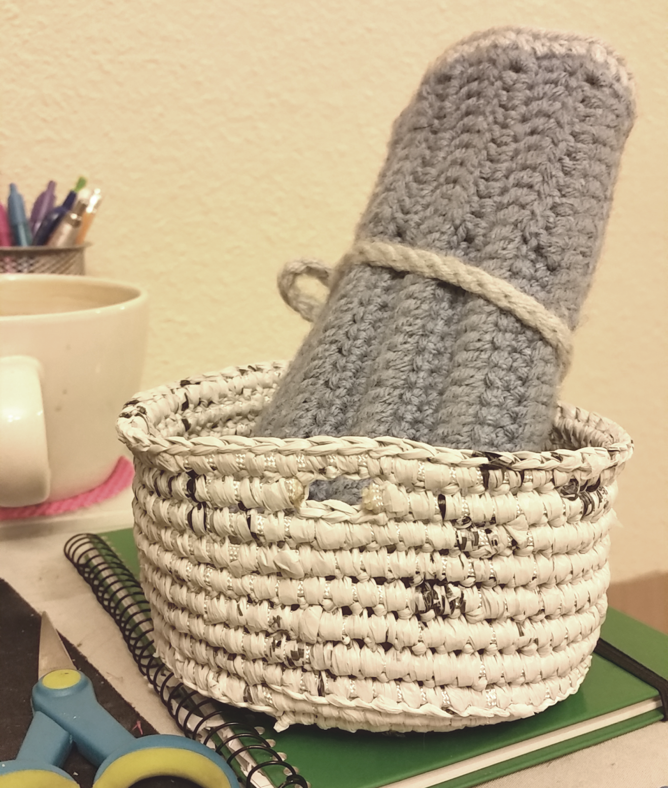 Two Little C's DIY Yarn Bowl Tutorial Pattern