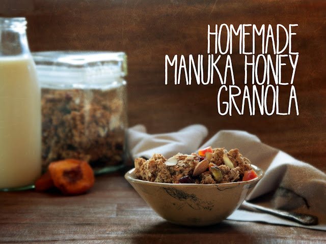 Manuka Honey Granola Recipe, Galia Alena Photography