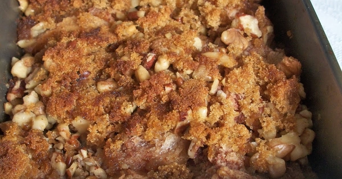 Brooke Bakes Cinnamon Nut Bread Pudding