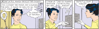 This explains why Margo's been wearing white driving gloves all week.