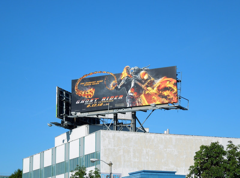 Ghost Rider 2 movie billboard