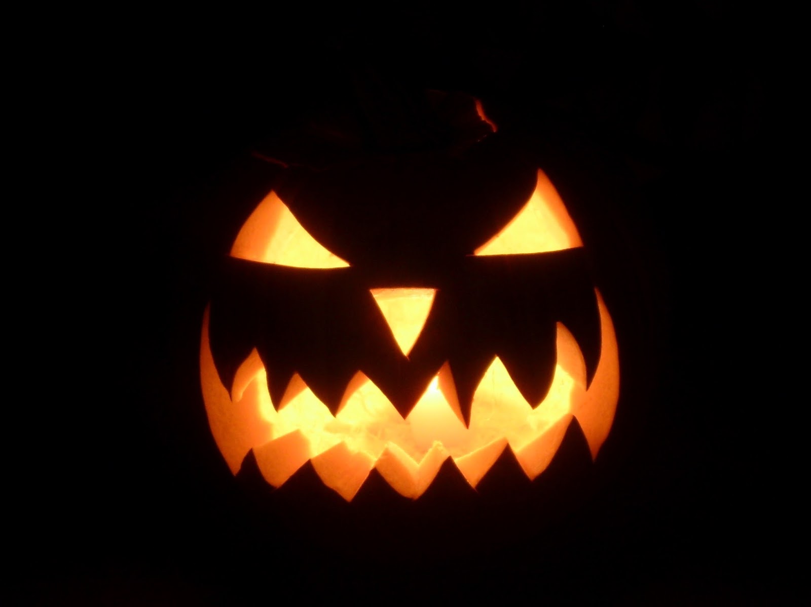Scary jackolantern faces