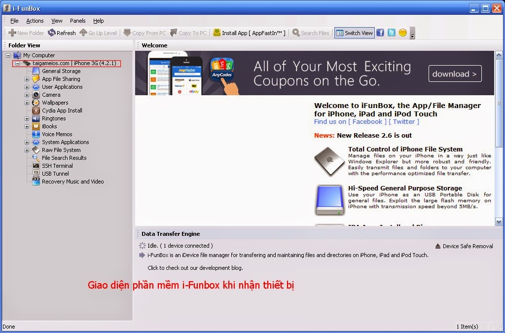 Hướng dẫn cài đặt Games, Apps iphone bằng PC Gsm.vn Cộng Đồng Yêu