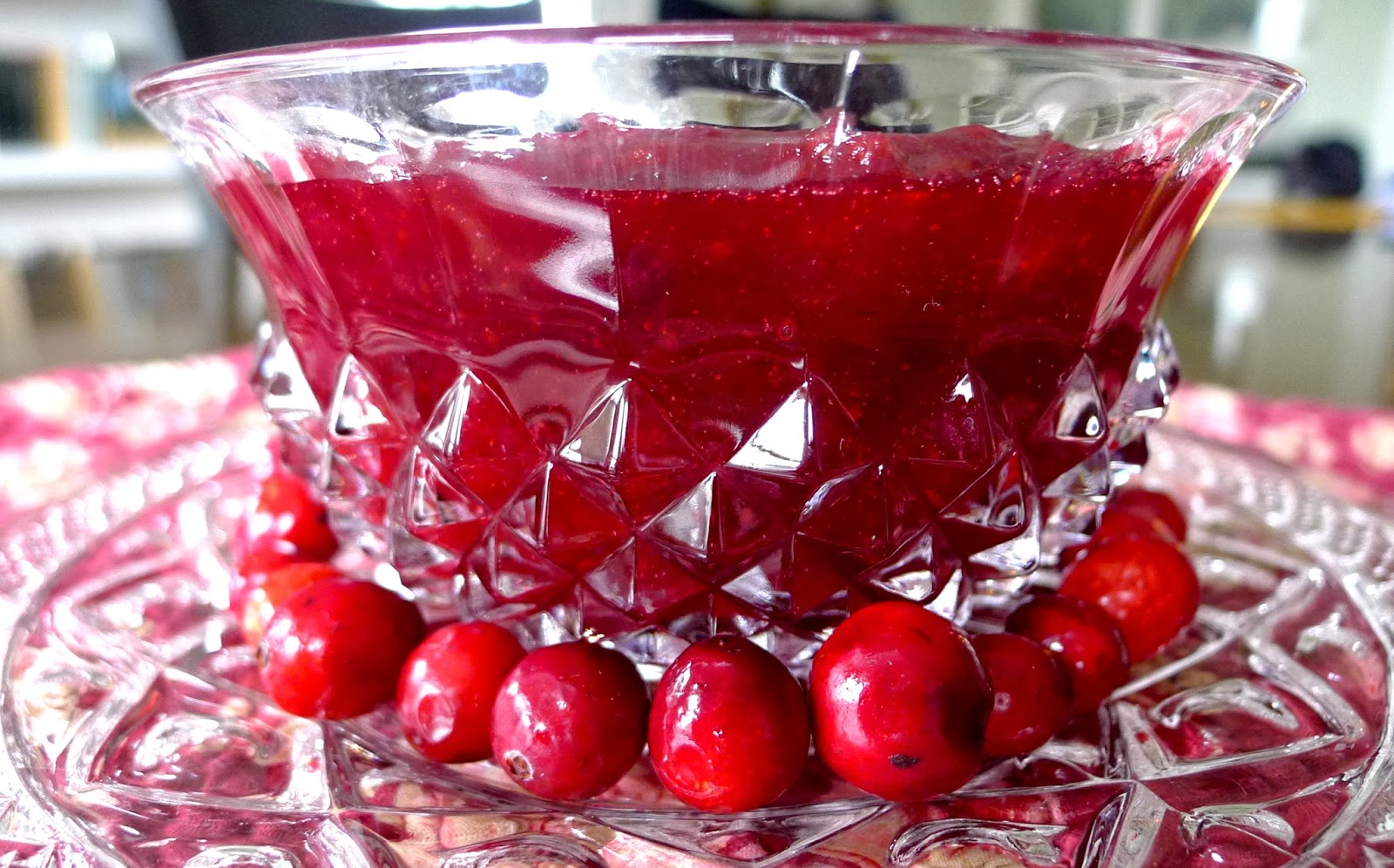 Less Noise, More Green New England Cranberry Sauce and the original