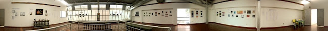 Panorámica sala de exposiciones centro de arte y cultura Pensilvania