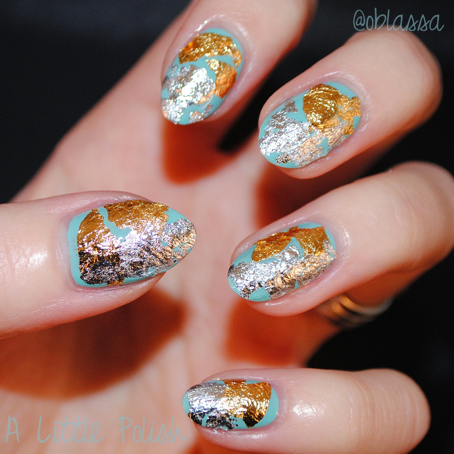 A Little Polish Bundle Monster Metallic Nail Foil Flakes Review