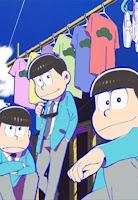 Título: Osomatsu-san Gênero: Comédia Estúdio:Pierrot Diretor: Yoishi Fujita Sobre: Continuação de um anime antigo sobre 6 irmãos pervertidos que gostam e brigam pela mesma garota. Na série anterior, eles tinham 10 anos e nessa, eles são adultos.