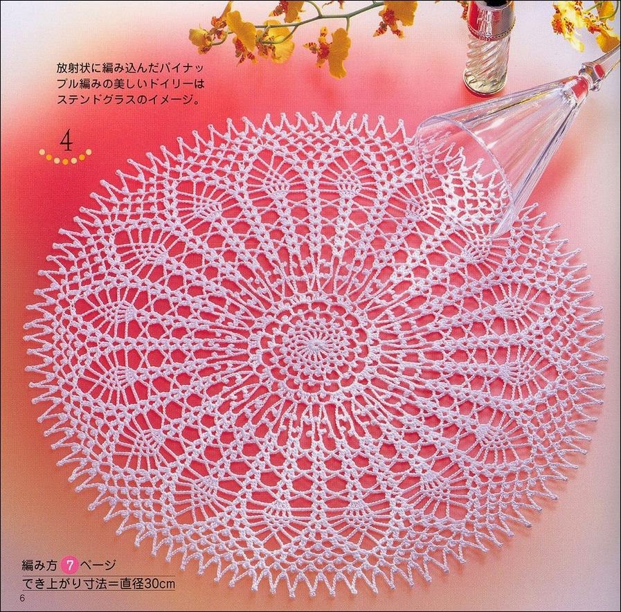 Bonita carpeta circular al crochet / esquemas gratis | Crochet y Dos