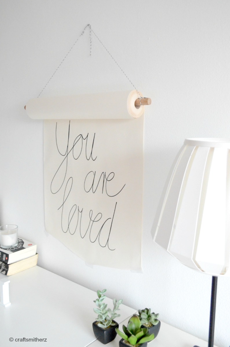 Crafts mit Herz Paper Roll Banner