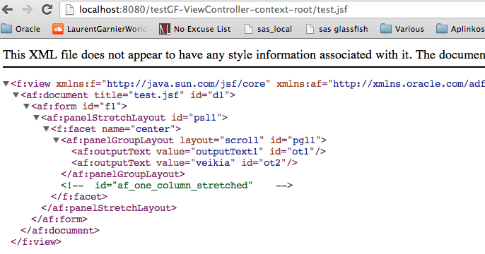 glassfish does not render jsf personal programming chronicles pgl1 form