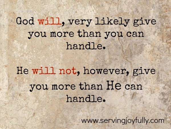 http://www.servingjoyfully.com/2014/01/30/too-much-to-bear/