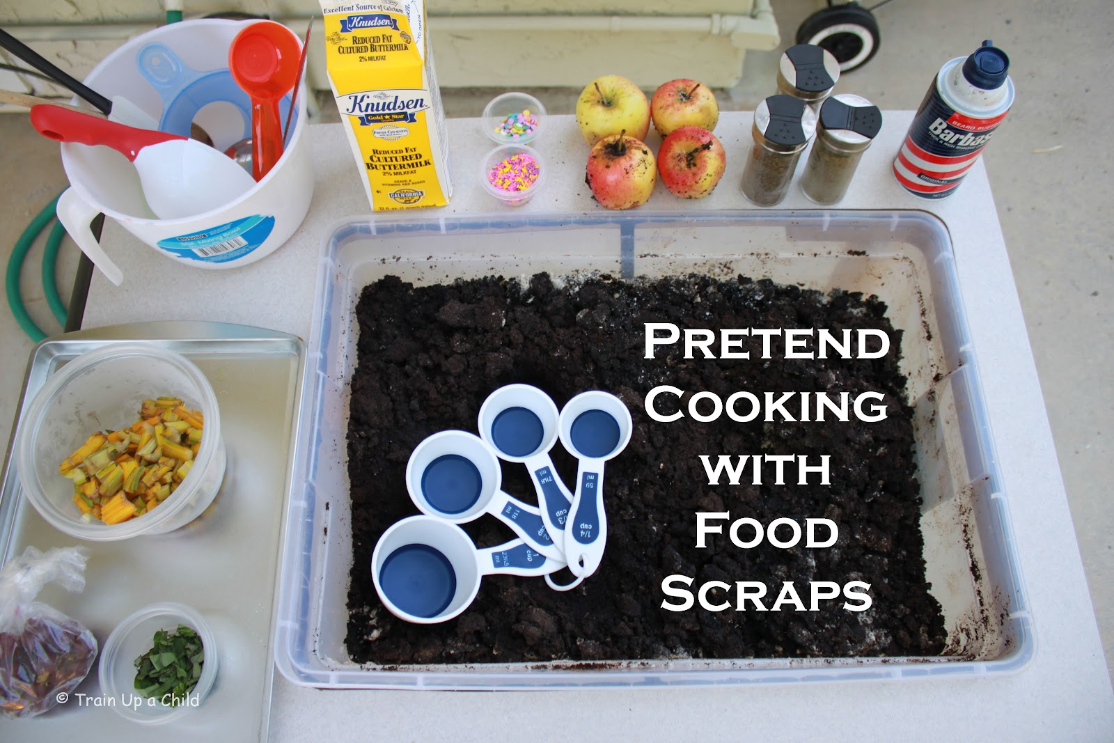 Pretend Cooking with Food Scraps Learn Play Imagine