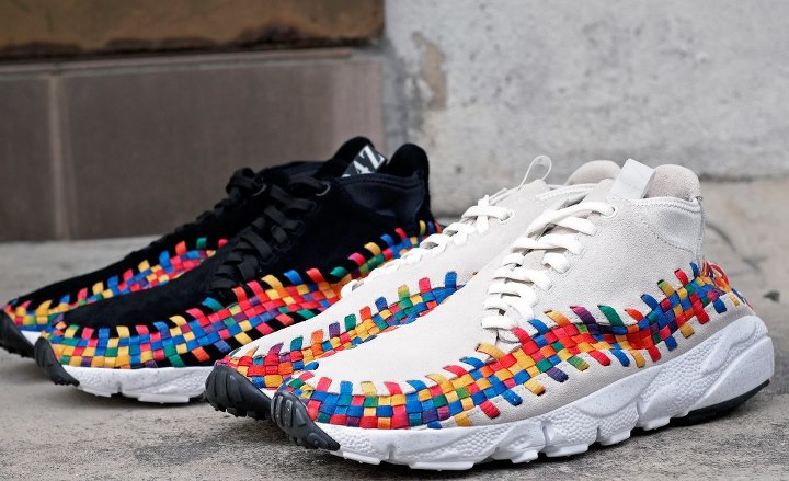 nike woven chukka rainbow