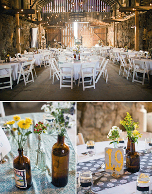 Creative Modern Rustic Reception Ideas