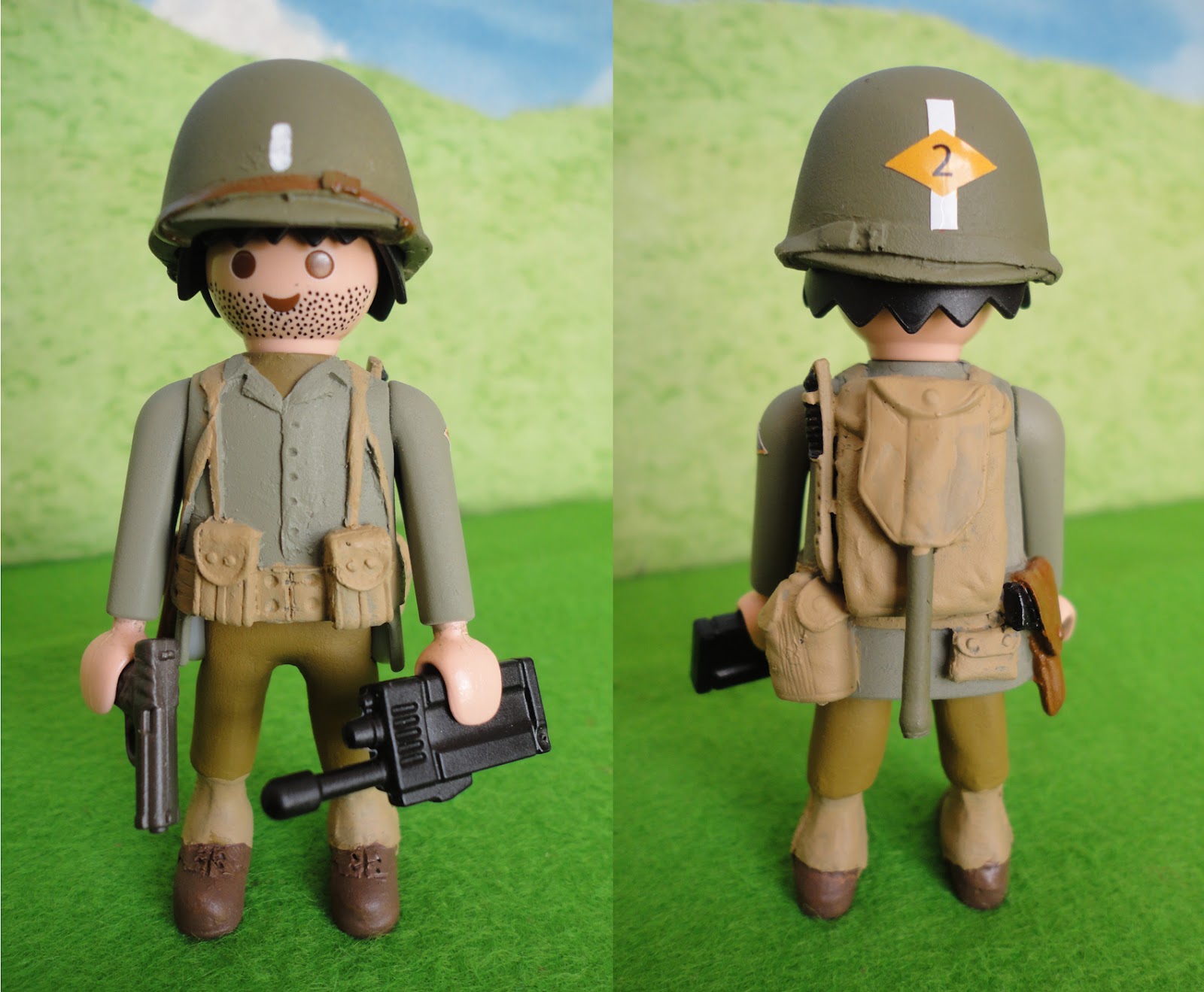 WW2 Playmobil Officier+us