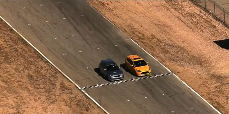Video Ford Focus St Tops Subaru Wrx On Track Skid Pad