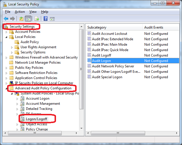 Event 4624 null sid Repeated security log