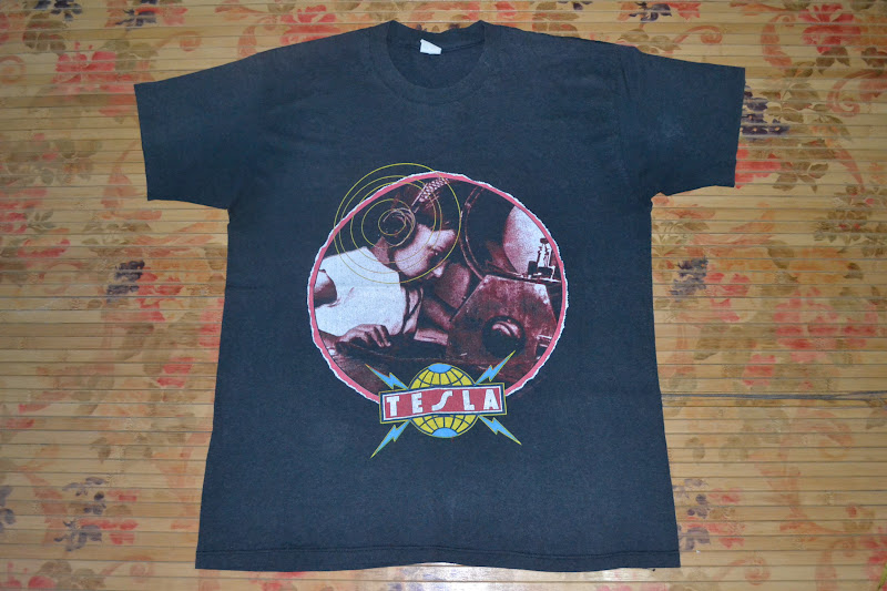 tesla band t shirt