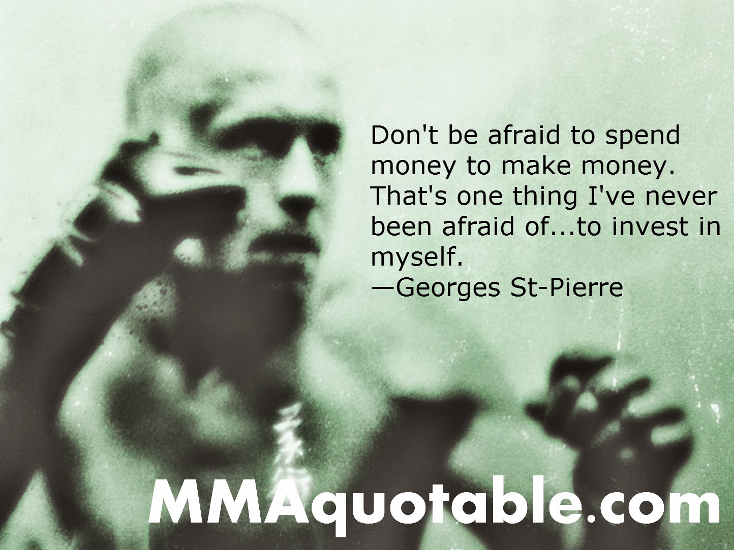 motivational quotes with pictures many mma ufc dont be afraid spend money to make money