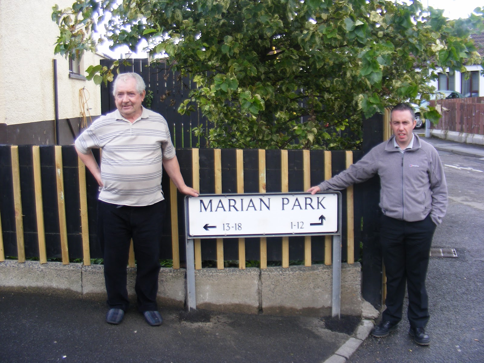 Strabane Sinn Féin Blog Mc Cauley secures street signage for Marian Park