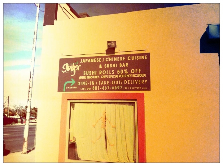 Hometown Slop Red Ginger Bistro Should 1/2 price Sushi scare you?