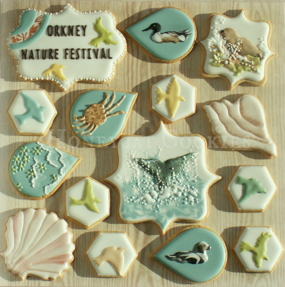 Honeycat Cookies Cookies for a Nature Festival and a New Video.