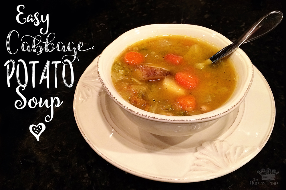 The Queen's Table Easy Cabbage Potato Soup