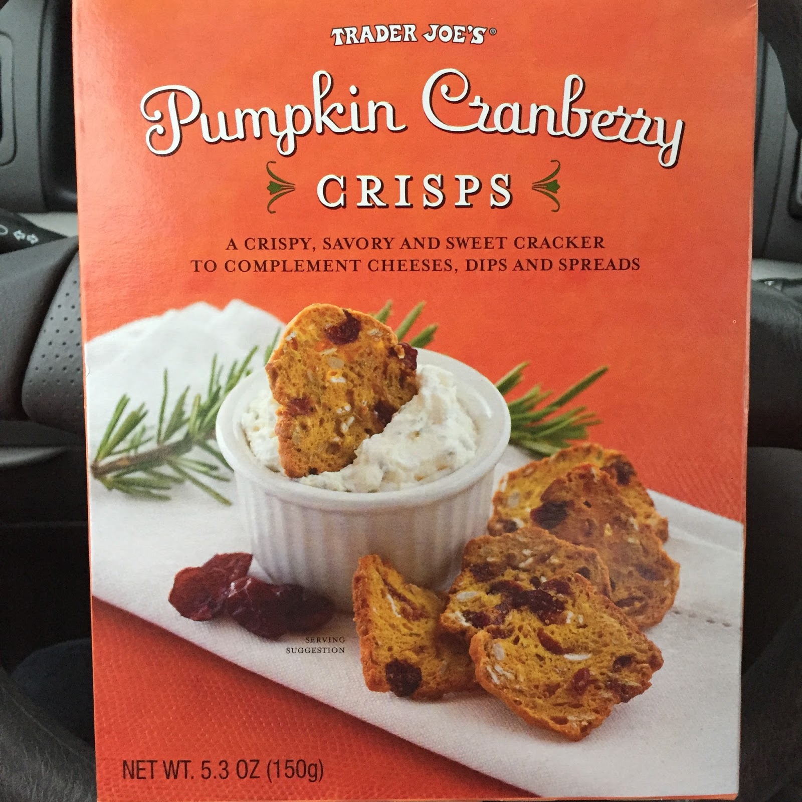 Trader Joe's Pumpkin Cranberry Crisps